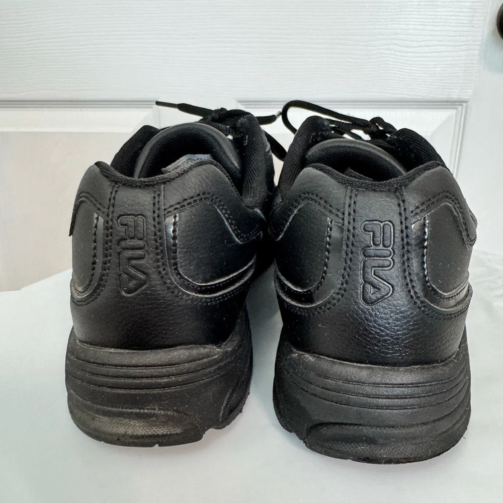 Fila Men's Black Athletic Lace-Up Sneakers